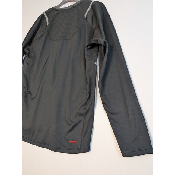 Spyder Active Web Black Mens Long Sleeve Shirt Large Workout Athletic Reflective - Picture 11 of 12